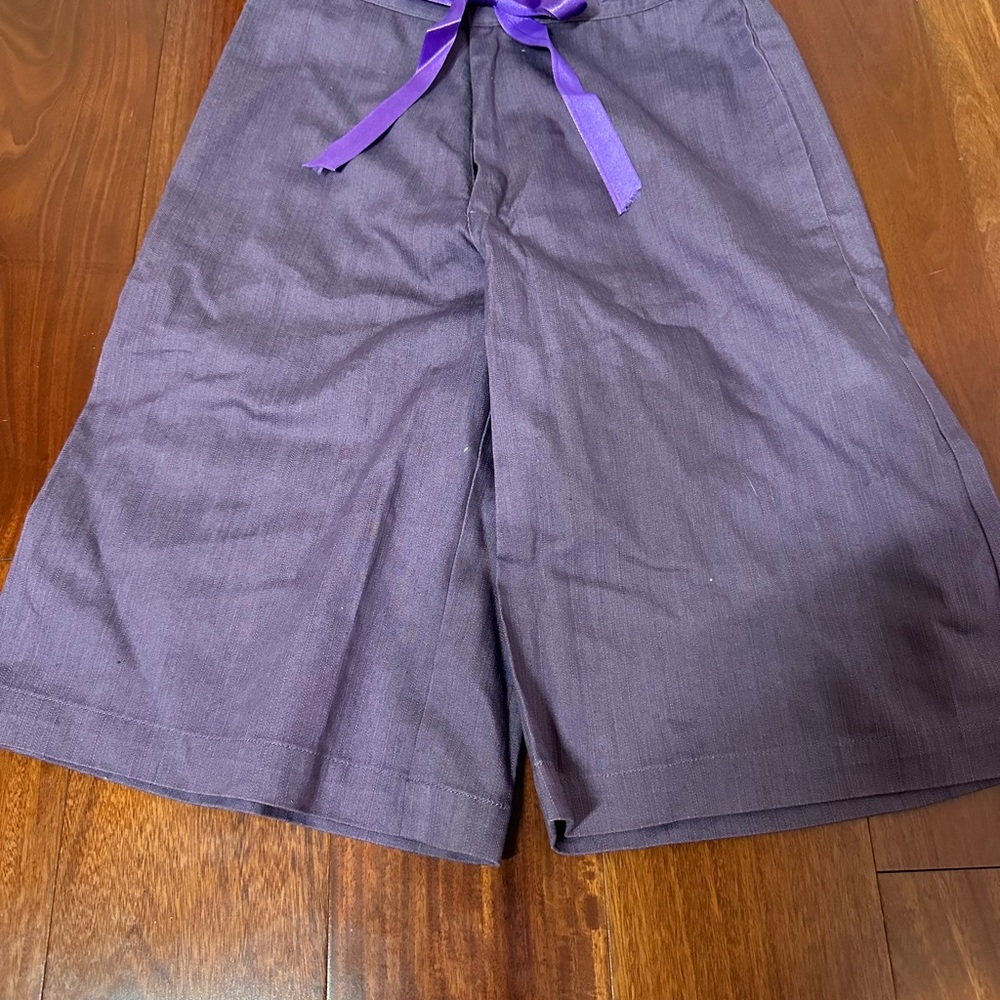 X-girl cropped pant from Japan s purple ribbon belt